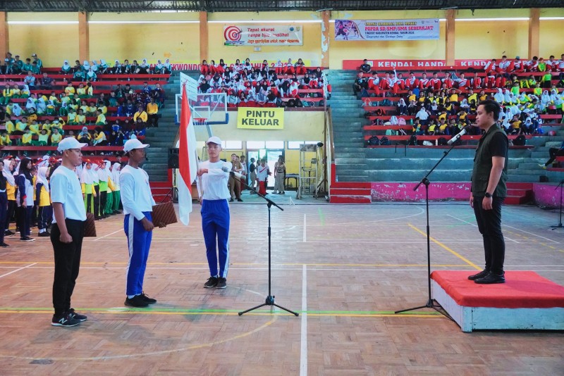 Bupati Kendal Membuka Acara Pekan Olahraga Pelajar Daerah Tahun 2024