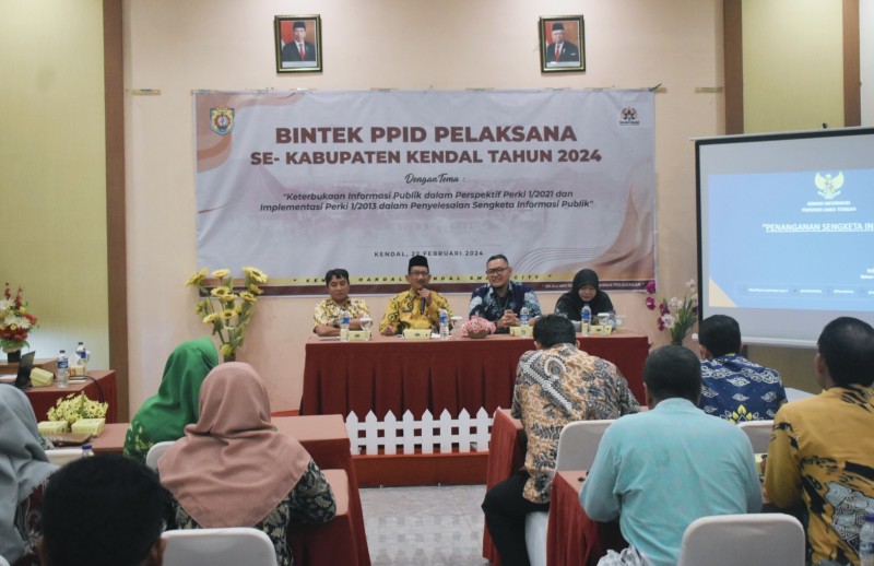 Diskominfo Kendal Gelar Bimtek Penyelesaian Sengketa Informasi Publik