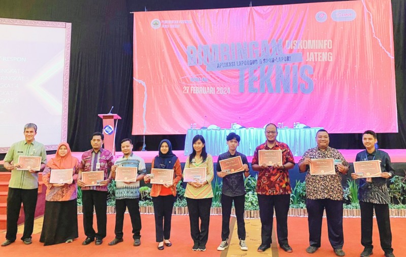 Pertama kali Pemkab Kendal Raih Penghargaan Ter-Fast Response SP4N Lapor