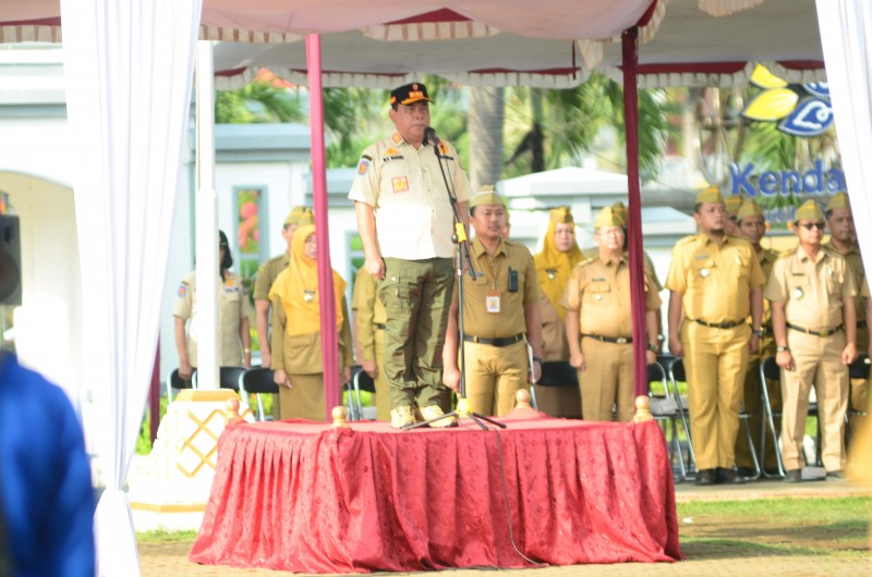 Wakil Bupati Kendal Windu Suko Basuki Pimpin Apel Bersama Bulan Maret