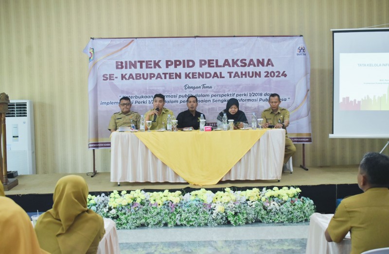 Diskominfo Kendal Gelar Bimtek PPID Tingkat Desa