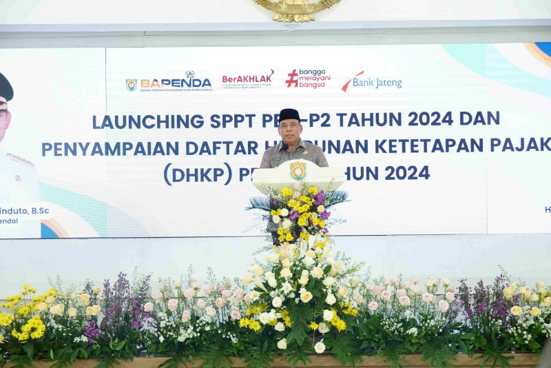 Launching SPPT PBB-P2 dan Penyerahan DHKP PBB-P2