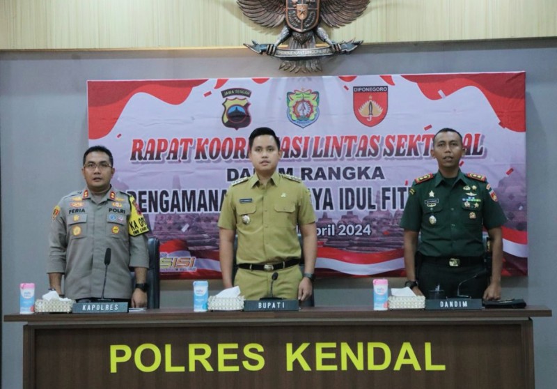 Bupati Kendal Hadiri Acara Rapat Lintas Sektoral Pengamanan Lebaran