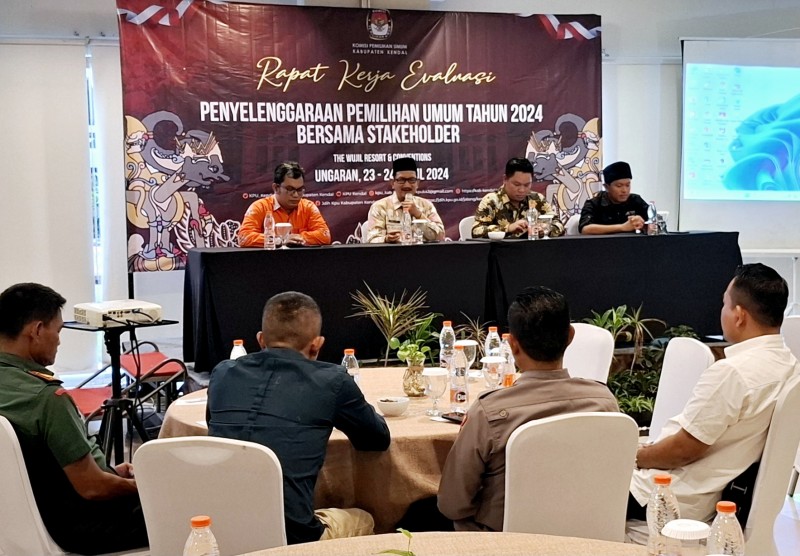 KPU Kendal Gelar Rapat Kerja Evaluasi Penyelenggaraan Pemilu 2024
