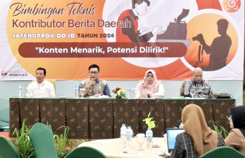 Bimtek Kontributor Daerah, Diskominfo Jateng Fokuskan pada Konten Berita Me