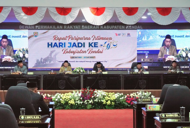 DPRD Kendal Gelar Rapat Paripurna Istimewa Peringatan Hari Jadi Kendal