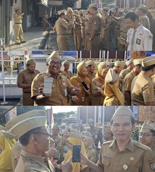 Tindaklanjuti Larangan Judi Online, Kepala Diskominfo Sidak Handphone ASN