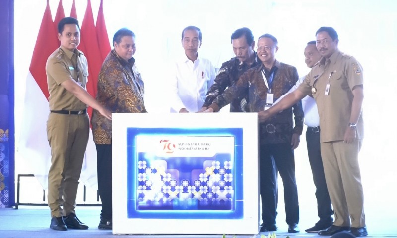 Presiden RI Resmikan Pabrik Bahan Anoda Baterai Litium di Kendal