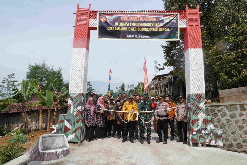 TMMD Sengkuyung Tahap III Resmi Ditutup, Pembangunan Fisik Lebihi Target
