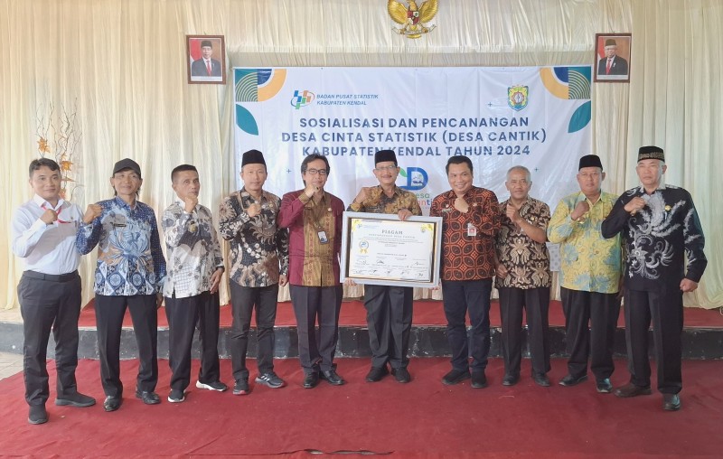 Pemkab Kendal dan BPS Canangkan Desa Sidorejo Sebagai Desa Cantik 2024
