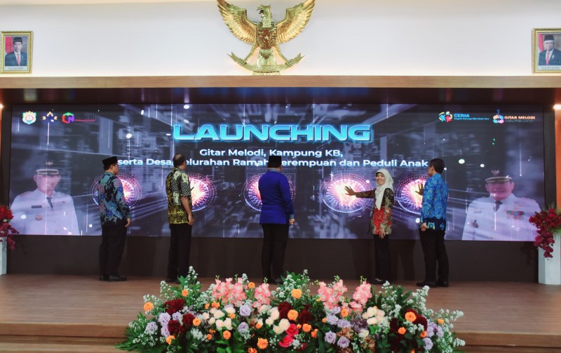 DP2KBP2PA Launching Kampung KB, Ramah Perempuan dan Anak dan Gitar Melodi