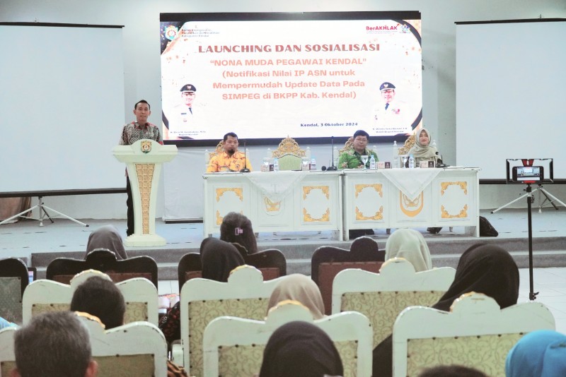BKPP Kendal Launching Fitur Nona Muda Pegawai Kendal