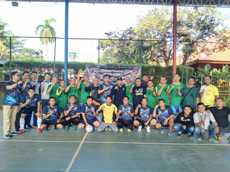 Diskominfo bersama BPS dan Forwaken Jalin Kebersamaan dengan Fun Futsal