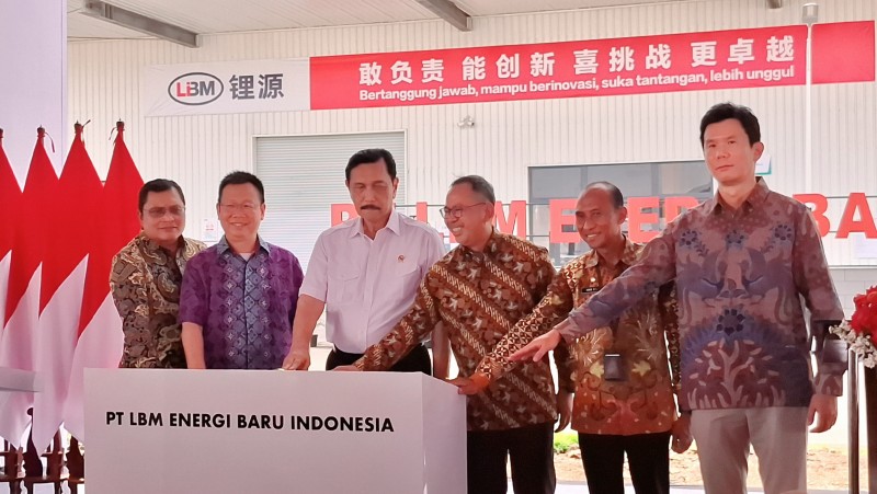 Diresmikan Menko Marves, Pabrik Katoda Banyak Bermanfaat untuk Masyarakat