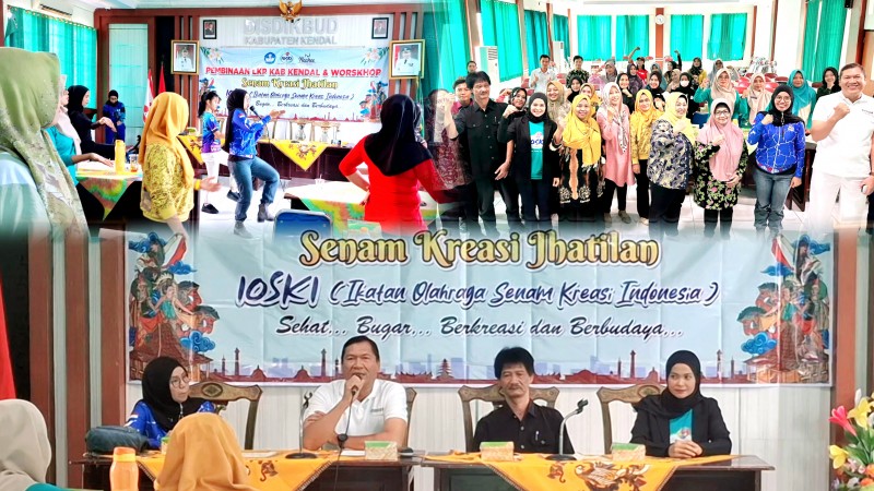 Disdikbud Kendal Adakan Sosialisasi dan Workshop Senam Kreasi Jatilan