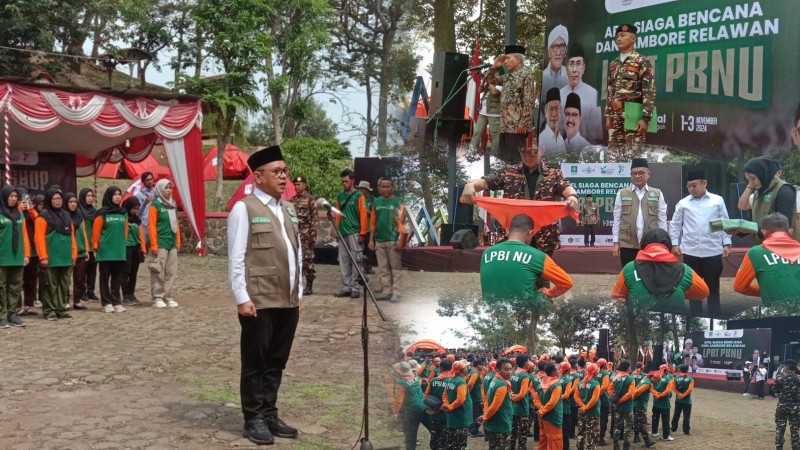 Siapkan Kader Tangguh LPBI NU Gelar Apel Siaga Bencana di DTW Curugsewu