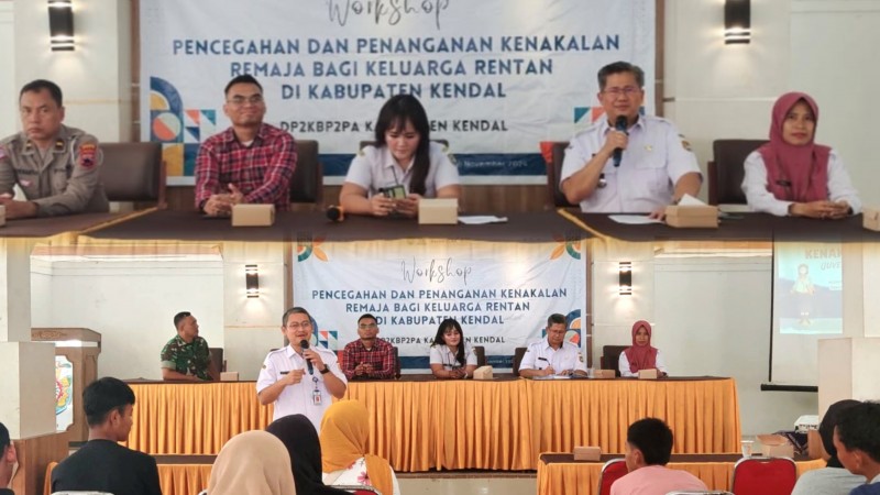 Melalui Workshop, Pemkab Kendal Cegah Kenakalan Remaja bagi Keluarga Rentan