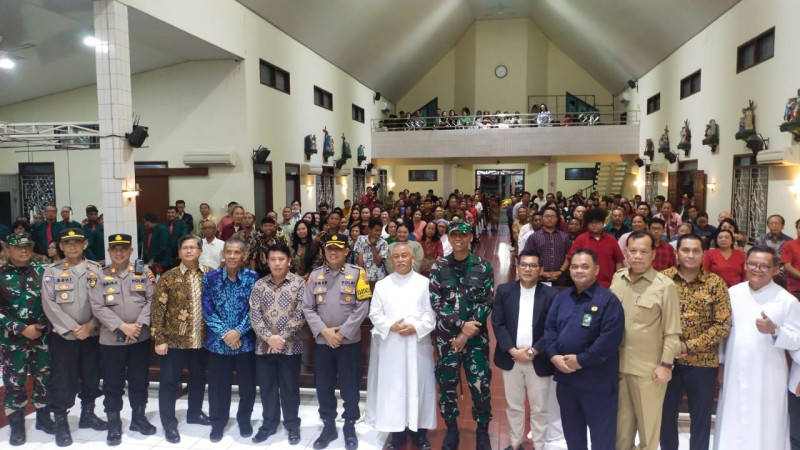 Monitoring Pelaksanaan Malam Natal Pemkab Kendal