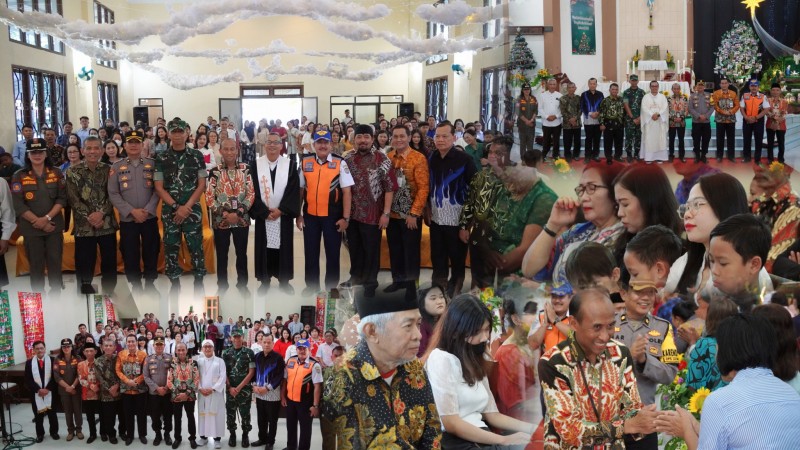 Pemkab Kendal bersama Forkopimda Monitoring Perayaan Natal Tahun 2024