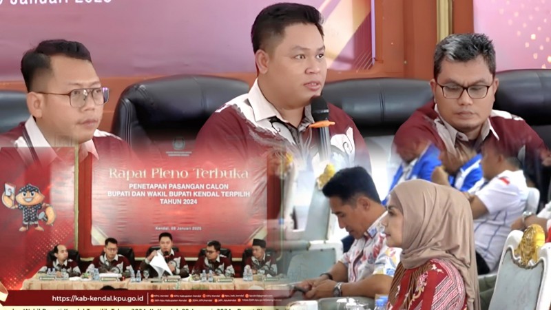 KPU Tetapkan Tika-Benny Sebagai Bupati dan Wakil Bupati Kendal Terpilih