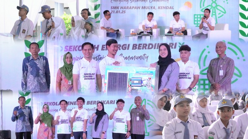 Program Sekolah Energi Berdikari Hadir di SMK Harapan Mulya