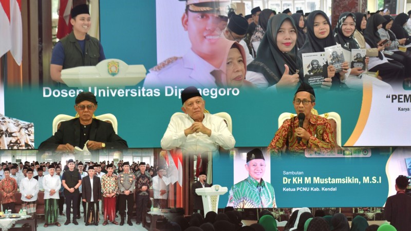 Rangkaian Harlah 102 Nahdlatul Ulama, Bupati Kendal Hadiri Acara Bedah Buku