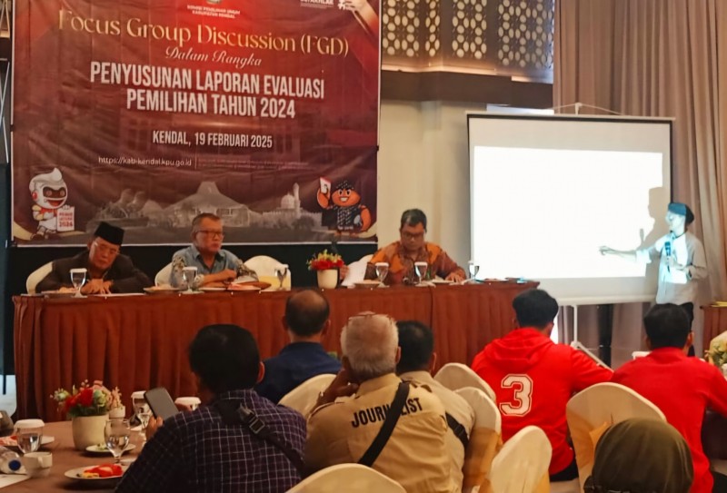 Gelar FGD Laporan Evaluasi, KPU Kendal Minta Masukan dari Masyarakat