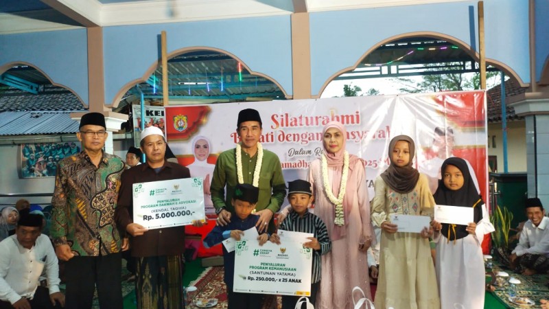 Safari Ramadhan,Silaturahmi dan Bantuan untuk Masjid serta Anak Yatim