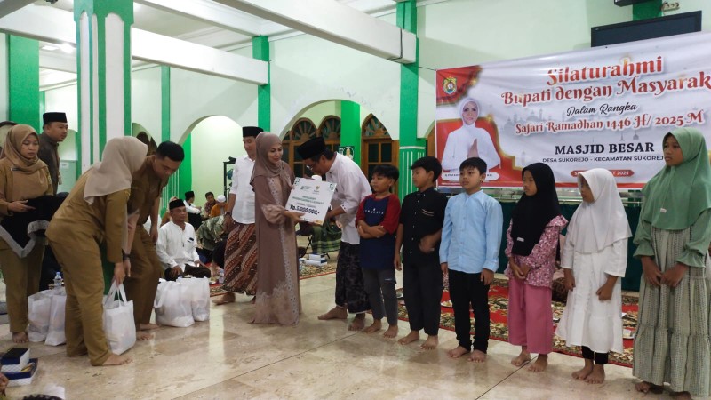 Safari Ramadhan ke 7, Bupati dan Wakil Bupati Berbuka Bersama di Sukorejo