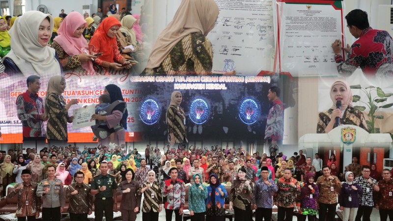 Bupati Kendal Hadiri Rembuk Stunting Sekaligus Launching Program Genting