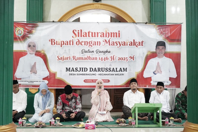 Safari Ramadhan, Bupati dan Wakil Bupati Kendal Sapa Warga Weleri