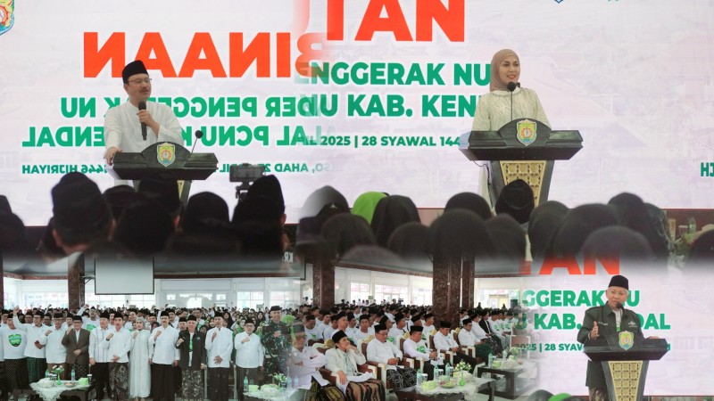 Bupati dan Wakil Bupati Kendal Bersama Gus Ipul Hadiri Apel Kader Penggerak