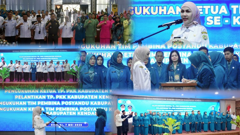 Bupati Kendal Kukuhkan Tim Penggerak PKK Kendal Masa Bhakti 2025-2030