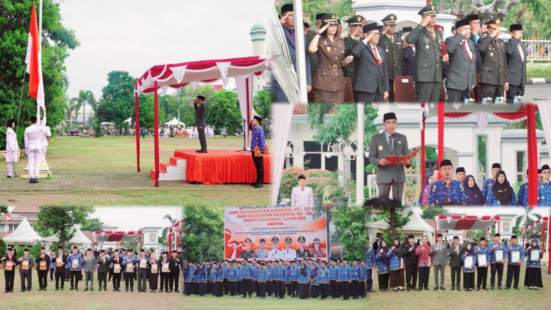 Pemkab Kendal Gelar Upacara Peringatan Harkitnas dan Kearsipan Nasional