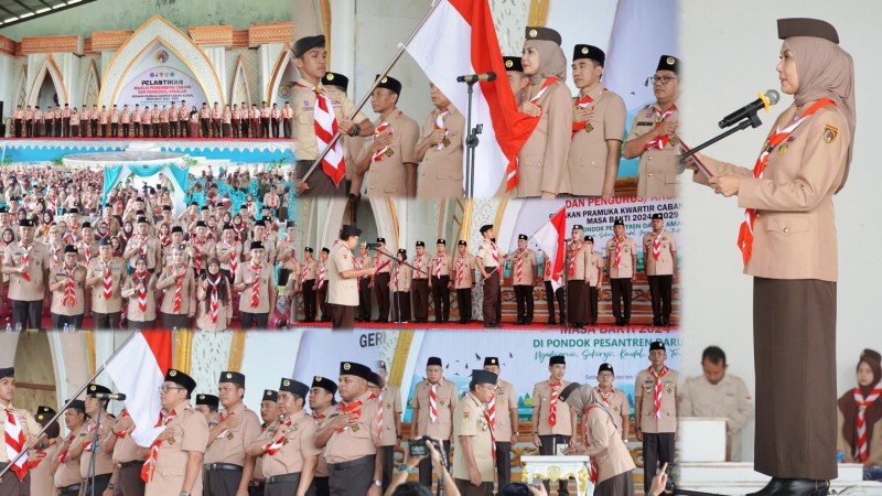 Ketua Mabicab dan Kwarcab Gerakan Pramuka Kendal Masa Bhakti 2024-2029 Dila