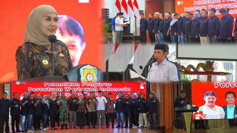Hadiri Pengukuhan PWI, Bupati Kendal Minta Bersinergi Membangun Daerah