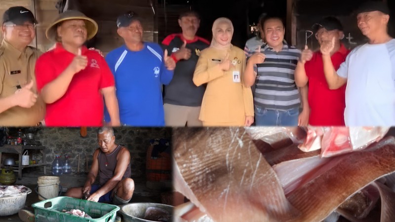 Bupati Kendal Kunjungi Pelaku UMKM Pengasapan Ikan di Desa Korowelangkulon