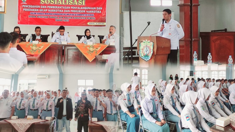 Bentuk Karakter Positif, Kesbangpol Kendal Gelar Sosialisasi Anti Narkoba