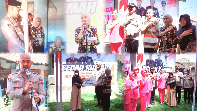 Bupati Kendal Hadiri Acara Bakti Sosial Bedah Rumah Polres Kendal