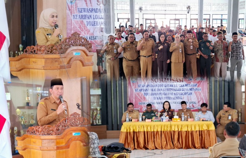 Hadiri Acara Sosialisasi, Bupati Kendal Sampaikan Pentingnya Toleransi
