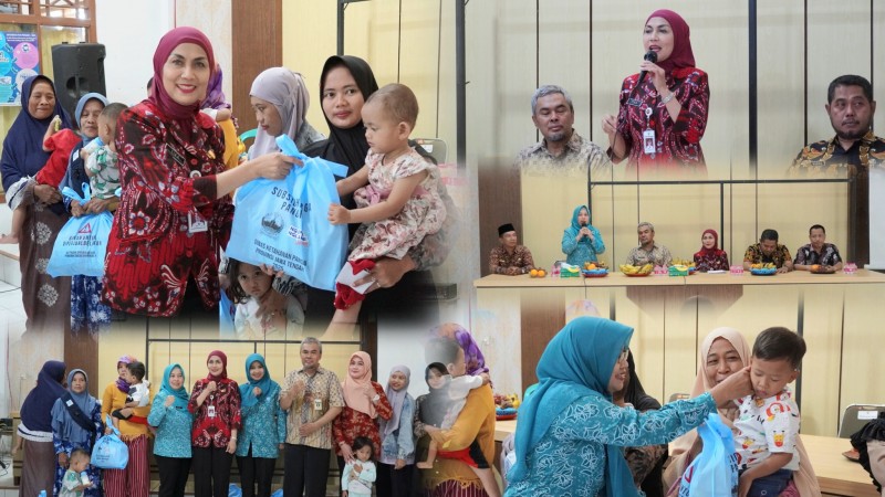 Tekan Angka Stunting, Bupati Kendal Serahkan Paket Subsidi Harga Pangan