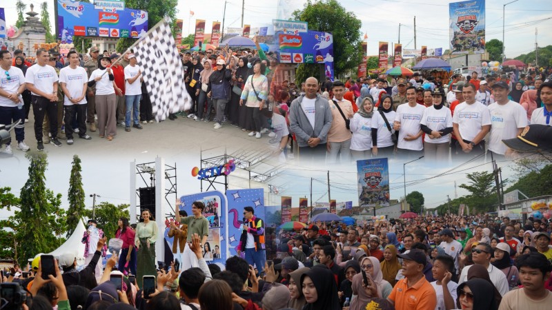 Bupati Kendal Buka Acara Jalan Sehat Rangkaian Karnaval SCTV