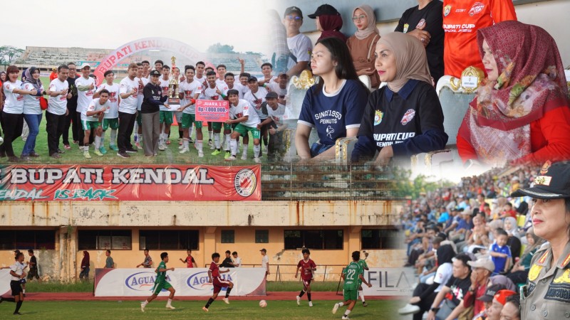 Tim Sepak Bola Pegandon Raih Piala Bupati Kendal Cup U-23 Tahun 2025