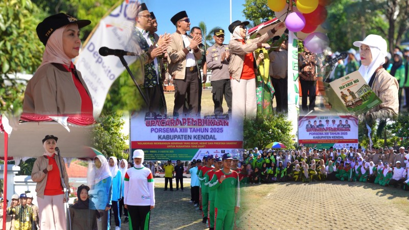 Bupati Kendal Resmi Membuka Acara Porsema NU XIII Tahun 2025