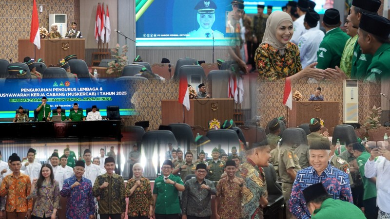 Hadiri Pengukuhan Pengurus, Bupati Kendal Minta GP Ansor Terus Bersinergi