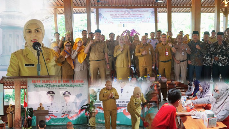 Pemkab Kendal Memulai PKG Serentak Bagi Anak Sekolah