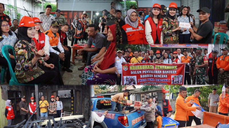 Bupati Kendal Kunjungi Warga Ngampel Kulon Pasca Kebakaran Rumah