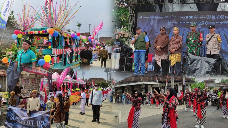Karnaval Krajan Fest Desa Kaligading Meriahkan HUT ke-80 RI di Boja