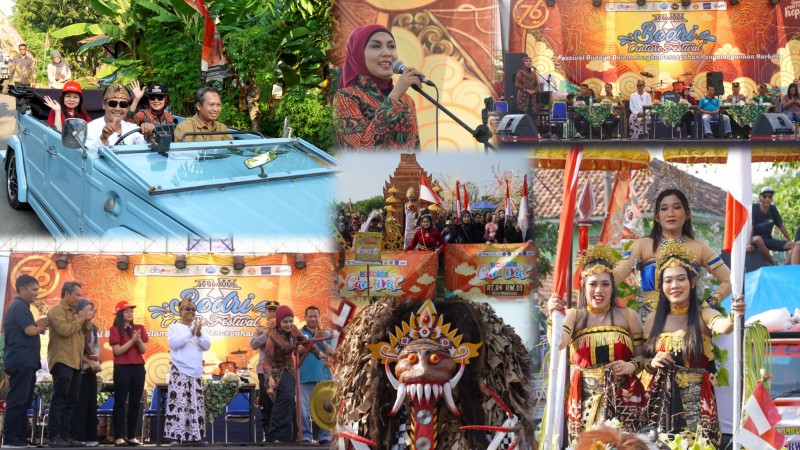 Keliling Desa Bersama Warga, Bupati Kendal Meriahkan Bodri Culture Festival