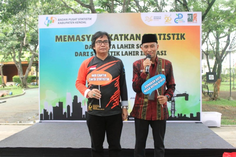 Peringatan HSN, BPS Kendal Sosialisasikan Sensus Ekonomi 2026